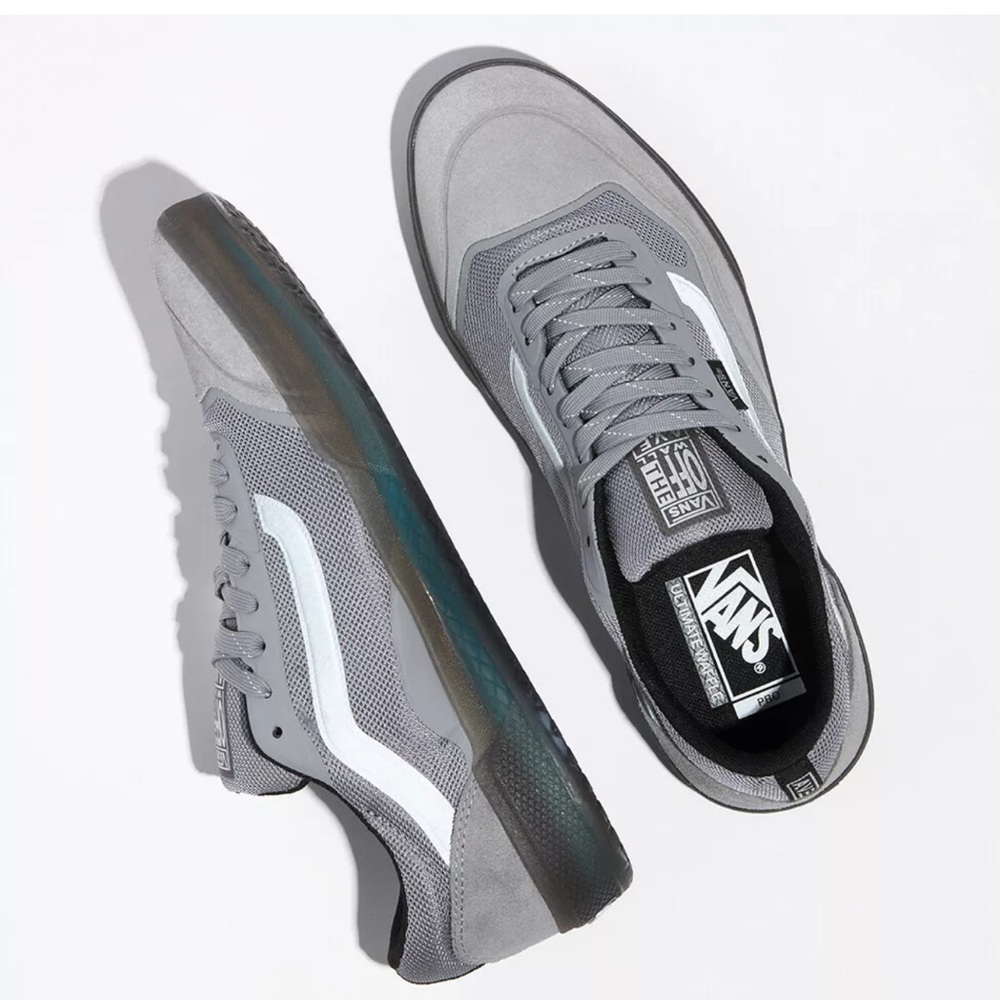 Vans Ave Pro Sneaker Reflective Gray Skate - Picture 3 of 9
